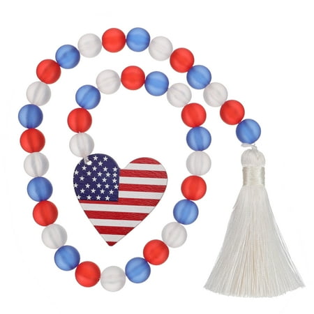 NUOLUX 1pc Independence Day Acrylic Beads Tassel String Ornament DIY Hanging Pendant
NUOLUX 1pc Independence Day Acrylic Beads Tassel String Ornament DIY Hanging Pendant