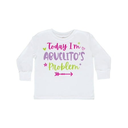Inktastic Child Funny Today Im Abuelitos Problem Gift Toddler Toddler Girl Long Sleeve T-Shirt
Inktastic Child Funny Today Im Abuelitos Problem Gift Toddler Toddler Girl Long Sleeve T-Shirt