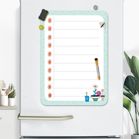 Gerich Magnetic Rewritable Mobile Message Board Schedule Schedule Fridge Planner