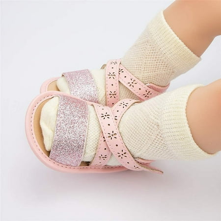 BTJX Walking Rubber Non-Slip Soft Shoes Sole Flat Baby Girls Sandals Flash Fine Baby Shoes
BTJX Walking Rubber Non-Slip Soft Shoes Sole Flat Baby Girls Sandals Flash Fine Baby Shoes