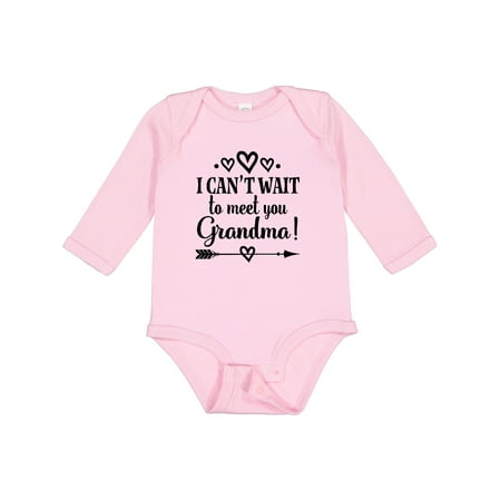 Inktastic I Can t Wait to Meet You Grandma Baby Announcement Gift Baby Boy or Baby Girl Long Sleeve Bodysuit
Inktastic I Can t Wait to Meet You Grandma Baby Announcement Gift Baby Boy or Baby Girl Long Sleeve Bodysuit