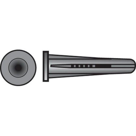 No.8-10 Platstic Anchor with Screw- pack of 10