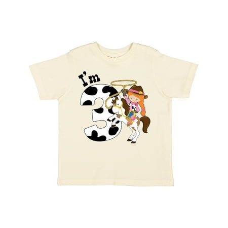 Inktastic I m Three-cowgirl Riding Horse Birthday Gift Toddler Toddler Girl T-Shirt
Inktastic I m Three-cowgirl Riding Horse Birthday Gift Toddler Toddler Girl T-Shirt