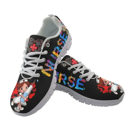 Cute Nurse Pattern Designer Mesh Lace Up Sneakers Women Casual Shoes Spring Summer Flats Ladies Jogging Running Sport Shoes 2022
Cute Nurse Pattern Designer Mesh Lace Up Sneakers Women Casual Shoes Spring Summer Flats Ladies Jogging Running Sport Shoes 2022