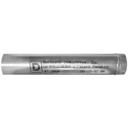 1Pack Greenseam GR60SPBGP4GA26 Snap Lock Pipe 4 in Duct Dia Galvanized Steel 26 GA 60 L x
1Pack Greenseam GR60SPBGP4GA26 Snap Lock Pipe 4 in Duct Dia Galvanized Steel 26 GA 60 L x
