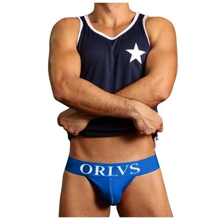 HHei_K Fashion Men s Low Waist Thong tempting Comfort Trendy Double Thong