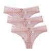 DENGDENG Women Sexy Lace Floral Low Waisted Thong Underwear Seamless Breathable Panties
DENGDENG Women Sexy Lace Floral Low Waisted Thong Underwear Seamless Breathable Panties