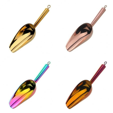 4 Pieces Stainless Steel Food Shovel for Dried Fruit Sugar Buffet Wedding