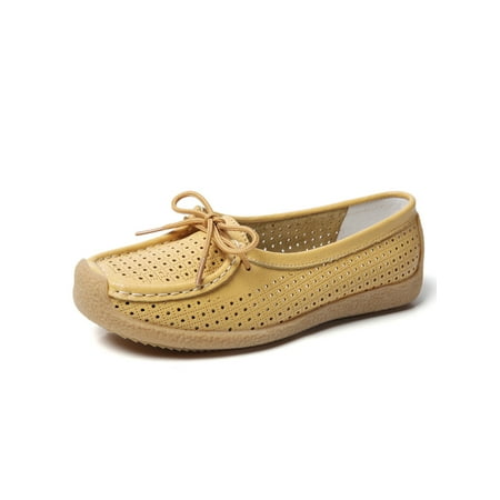 Gomelly Women Flats Comfort Boat Shoes Slip On Loafers Breathable Casual Shoe Nurse Walking Moccasins Yellow 7
Gomelly Women Flats Comfort Boat Shoes Slip On Loafers Breathable Casual Shoe Nurse Walking Moccasins Yellow 7