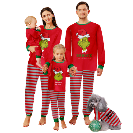 Family Matching Christmas Pajamas Christmas Buffalo Plaid Stripe Printed Sizes Baby-Kids-Adult-Pet 2-Piece Top and Pants Bodysuits Pajamas Set
Family Matching Christmas Pajamas Christmas Buffalo Plaid Stripe Printed Sizes Baby-Kids-Adult-Pet 2-Piece Top and Pants Bodysuits Pajamas Set