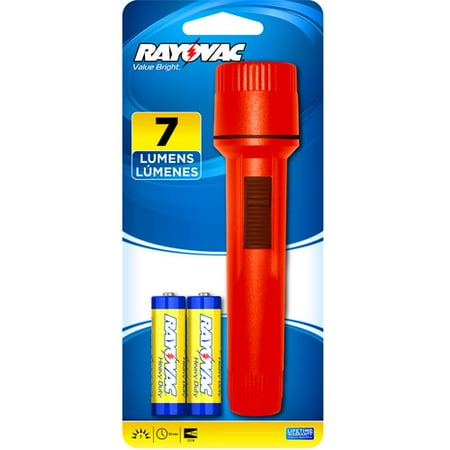 Rayovac Flashlight with 2 AA Batteries