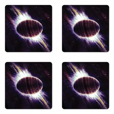 Galaxy Coaster Set of 4 Trippy Planet in Cosmos Mystic Spiral in Celestial Vast Fantasy Backdrop Space Art Print Square Hardboard Gloss Coasters Standard Size Purple by Ambesonne
Galaxy Coaster Set of 4 Trippy Planet in Cosmos Mystic Spiral in Celestial Vast Fantasy Backdrop Space Art Print Square Hardboard Gloss Coasters Standard Size Purple by Ambesonne