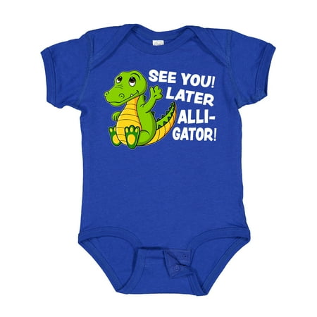 Inktastic See You Later Alligator Gift Baby Boy or Baby Girl Bodysuit