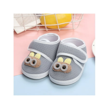 Wazshop Toddler Kids Crib Shoes Soft Sole Flats First Walkers Sneakers Breathable Comfort Walking Shoe Baby Girls Boys Prewalker Casual Gray 18-24 months
Wazshop Toddler Kids Crib Shoes Soft Sole Flats First Walkers Sneakers Breathable Comfort Walking Shoe Baby Girls Boys Prewalker Casual Gray 18-24 months