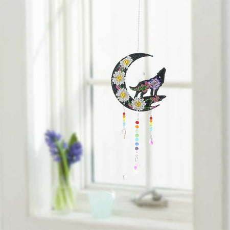 HGWXX7 Diamond Painting Point Drill Wind Chime Pendant Handmade DIY Pendant Door Decoration
HGWXX7 Diamond Painting Point Drill Wind Chime Pendant Handmade DIY Pendant Door Decoration