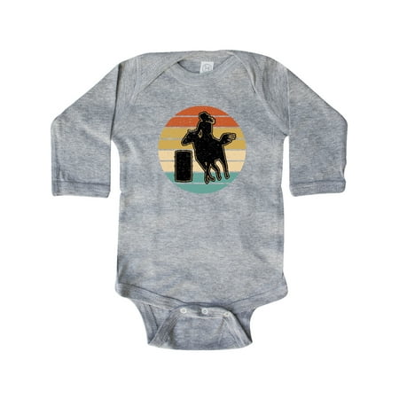 Inktastic Rodeo Barrel Racing Cowgirl Gift Baby Girl Long Sleeve Bodysuit