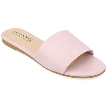 Journee Collection Womens Kolinna Tru Comfort Foam Slip On Slide Flat Sandals
Journee Collection Womens Kolinna Tru Comfort Foam Slip On Slide Flat Sandals