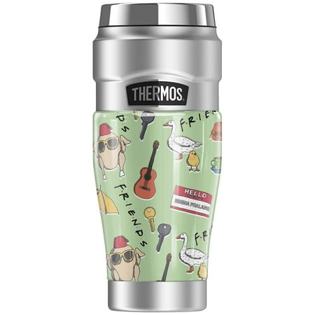 Friends Iconic Pattern THERMOS STAINLESS KING Stainless Steel Travel Tumbler Vacuum insulated & Double Wall 16oz
Friends Iconic Pattern THERMOS STAINLESS KING Stainless Steel Travel Tumbler Vacuum insulated & Double Wall 16oz