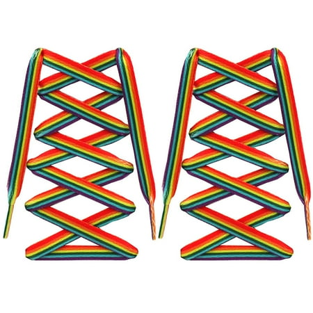 NUOLUX 1 Pair Rainbow Shoelace Gradient Shoe Lace Fashion Vertical Stripes Shoe Tie
NUOLUX 1 Pair Rainbow Shoelace Gradient Shoe Lace Fashion Vertical Stripes Shoe Tie