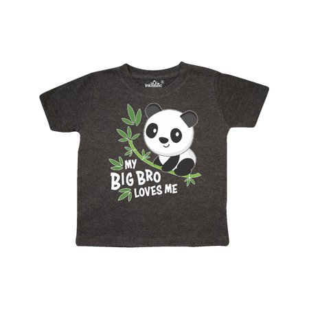 Inktastic My Big Bro Loves Me- cute panda Gift Toddler Boy or Toddler Girl T-Shirt
Inktastic My Big Bro Loves Me- cute panda Gift Toddler Boy or Toddler Girl T-Shirt