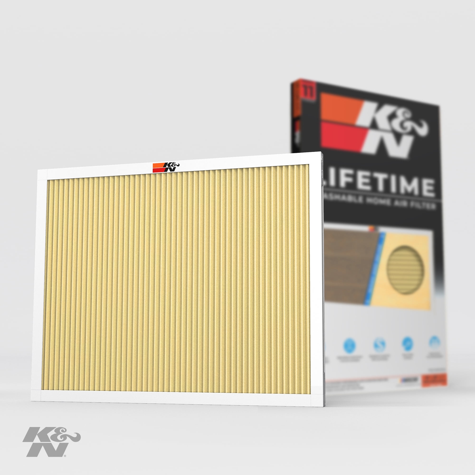 K N 16x20x1 AC Furnace Air Filter Lifetime Washable Reusable Filter