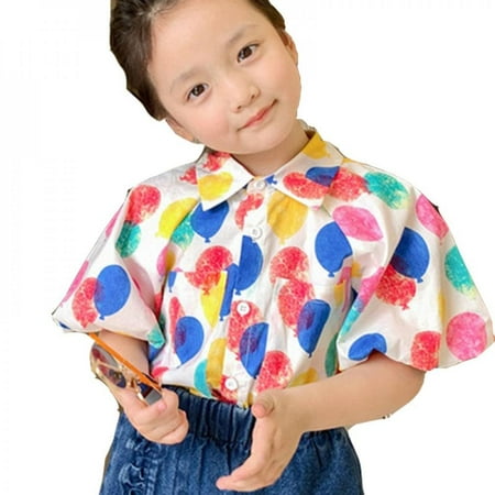 Summer Children Girl Floral Ptint Colorful Blouse Doll Collar Short Sleeve Shirt Top Kid Clothing For Girl Party Blouse
Summer Children Girl Floral Ptint Colorful Blouse Doll Collar Short Sleeve Shirt Top Kid Clothing For Girl Party Blouse