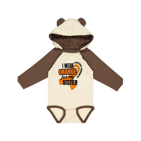 Inktastic I Wear Orange For My Sister Leukemia Awareness Gift Baby Boy or Baby Girl Long Sleeve Bodysuit
Inktastic I Wear Orange For My Sister Leukemia Awareness Gift Baby Boy or Baby Girl Long Sleeve Bodysuit