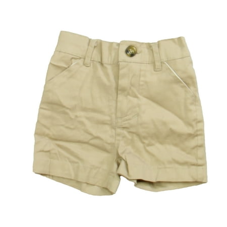 Pre-owned Andy & Evan Boys Khaki Shorts size: 9-12 Months