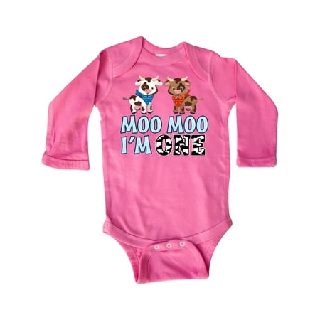 Inktastic Moo Moo I m 1 with Cute Holstein Cows Gift Baby Boy or Baby Girl Long Sleeve Bodysuit
Inktastic Moo Moo I m 1 with Cute Holstein Cows Gift Baby Boy or Baby Girl Long Sleeve Bodysuit