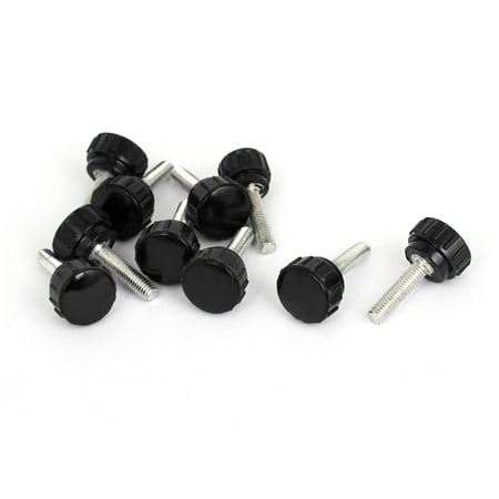 Unique Bargains M5 x 20mm Male Thread Plastic Knurled Head Clamping Knob Jig Black 10pcs
Unique Bargains M5 x 20mm Male Thread Plastic Knurled Head Clamping Knob Jig Black 10pcs