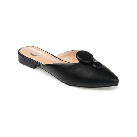 Journee Collection Womens Mallorie Slip On Pointed Toe Mules Flats