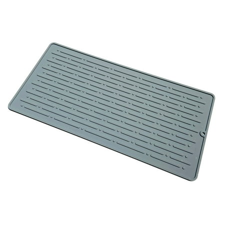 NUOLUX 1pc Kitchen Drain Mat Dish Draining Pad Sink Mat Heat Insulation Holder (Grey)
NUOLUX 1pc Kitchen Drain Mat Dish Draining Pad Sink Mat Heat Insulation Holder (Grey)