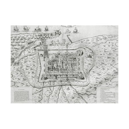 Capture of Calais from the English in 1558 by Francis De Lorraine, Duke of Guise (1558). Print Wall Art By Tarker