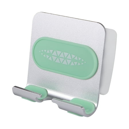BESTONZON Metal Mobile Phone Base Punch-free Adhesive Wall Bracket Creative Anti-skid Phone Holder Angle Adjustable Smart Phone Rack for Bathroom Kitchen (Silver Frame Green Pad)
BESTONZON Metal Mobile Phone Base Punch-free Adhesive Wall Bracket Creative Anti-skid Phone Holder Angle Adjustable Smart Phone Rack for Bathroom Kitchen (Silver Frame Green Pad)