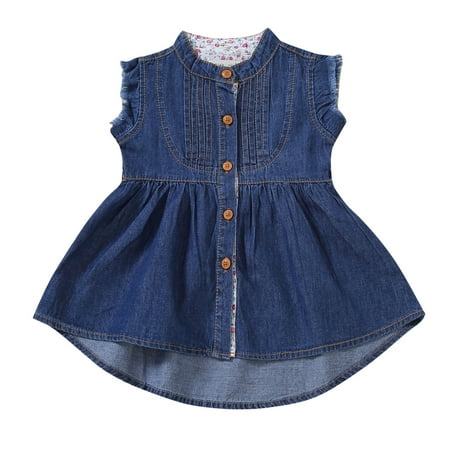 Zlekejiko Button Girls Kids Ruffle Tail Baby Dress Princess Toddler Denim Mermaids Summer Girls Dress&Skirt
Zlekejiko Button Girls Kids Ruffle Tail Baby Dress Princess Toddler Denim Mermaids Summer Girls Dress&Skirt
