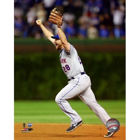 Daniel Murphy Celebrates winning Game 4 of the 2015 National League Championship Series Sports Photo