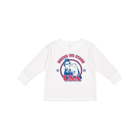 Inktastic Rosie Riveter United USA Gift Toddler Toddler Girl Long Sleeve T-Shirt