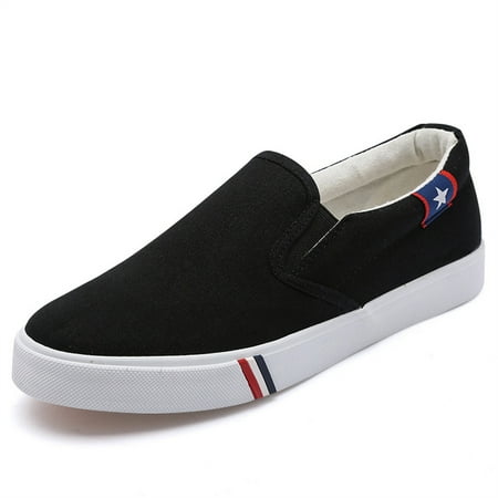 JSLEAP Women s casual canvas shoes Skate Sneaker Slip On Sneakers Walking Shoes