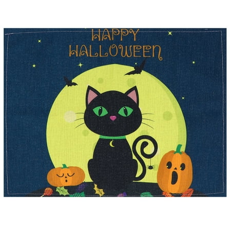 Hemoton Halloween Table Mat Cotton and Linen Placemat Table Cloth Party Supplies Black (32x42cm CD055-26)
Hemoton Halloween Table Mat Cotton and Linen Placemat Table Cloth Party Supplies Black (32x42cm CD055-26)