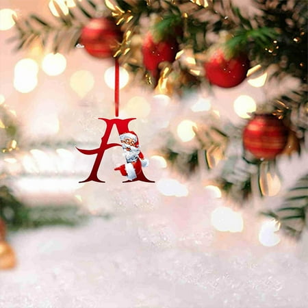 DYWADE Xmas Anime Car Ornament 26 Alphabet Christmas Tree Hanging Decoration Alphabet Hanging Novelty Unique Alphabet Combination Santa Hanging
DYWADE Xmas Anime Car Ornament 26 Alphabet Christmas Tree Hanging Decoration Alphabet Hanging Novelty Unique Alphabet Combination Santa Hanging