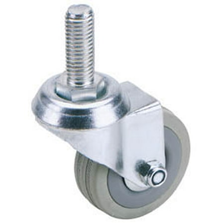 Draper 65470 50mm Diameter Swivel Bolt Fixing Rubber Castor - S.W.L 50Kg