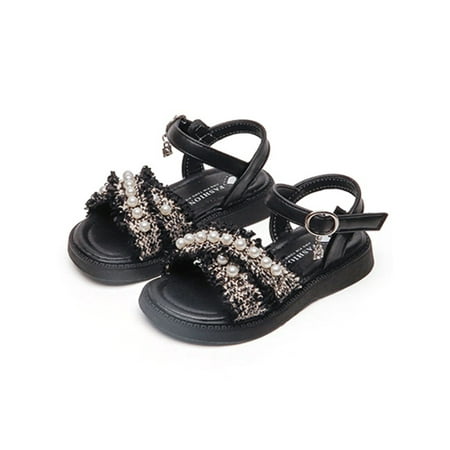 Colisha Girls Fashion Sandals Beach Shoe Summer Flat Sandal Party Casual Flats Ankle Strap Dressy Shoes Black 8C
Colisha Girls Fashion Sandals Beach Shoe Summer Flat Sandal Party Casual Flats Ankle Strap Dressy Shoes Black 8C
