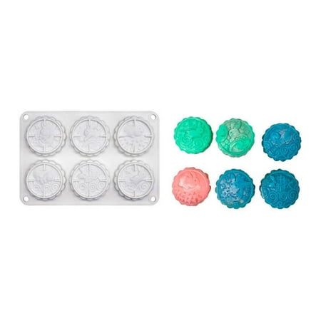 ✪ 3 Styles Mooncake Mould Silicone Moulds For Cake Mooncake Mold Cake Tools