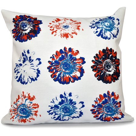 Simply Daisy 16" x 16" Gypsy Floral Floral Outdoor Pillow
