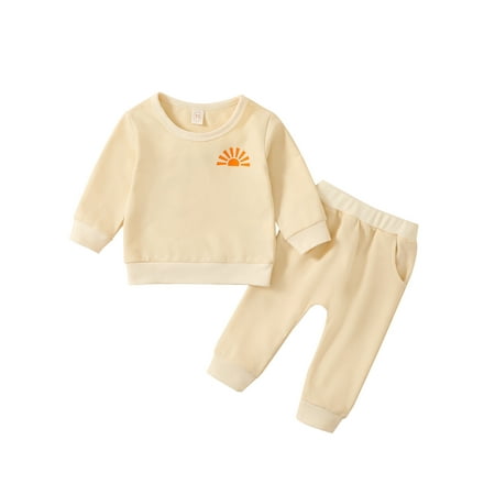 Ma&Baby Newborn Baby Girl Boy Casual Clothes Set Cartoon Sun Print Sweatshirts Long Trousers Outfit
Ma&Baby Newborn Baby Girl Boy Casual Clothes Set Cartoon Sun Print Sweatshirts Long Trousers Outfit