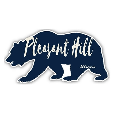 Pleasant Hill Illinois Souvenir 3x1.5-Inch Fridge Magnet Bear Design