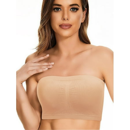SAYFUT Women s 3PCS Strapless Bra Basic Wire-Free Summer Seamless Bandeau Tube Top Bra
SAYFUT Women s 3PCS Strapless Bra Basic Wire-Free Summer Seamless Bandeau Tube Top Bra