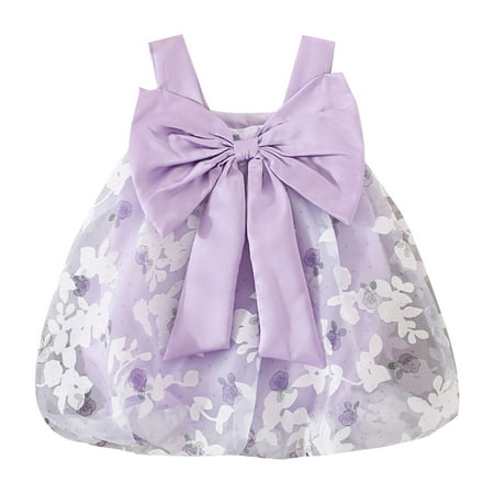 TAIAOJING Girls Summer Dress Toddler Girls Sleeveless Bowknot Floral Prints Tulle Dance Party Princess Dresses
TAIAOJING Girls Summer Dress Toddler Girls Sleeveless Bowknot Floral Prints Tulle Dance Party Princess Dresses