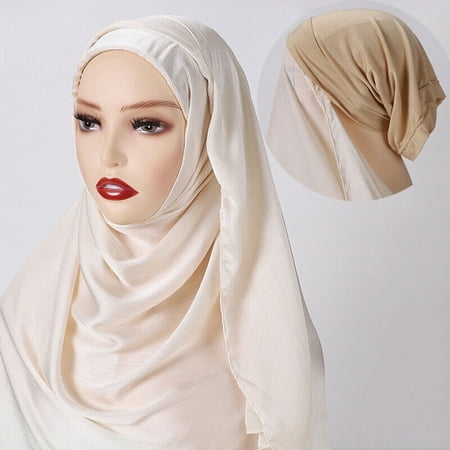 Women Muslim Hijab Headscarf With Inner Bonnet Cap Instant Turban Wrap Amira Hat
Women Muslim Hijab Headscarf With Inner Bonnet Cap Instant Turban Wrap Amira Hat