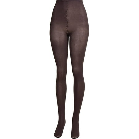 Lissele Women s Plus Size Opaque Tights Pack of 2 Chocolate 5x